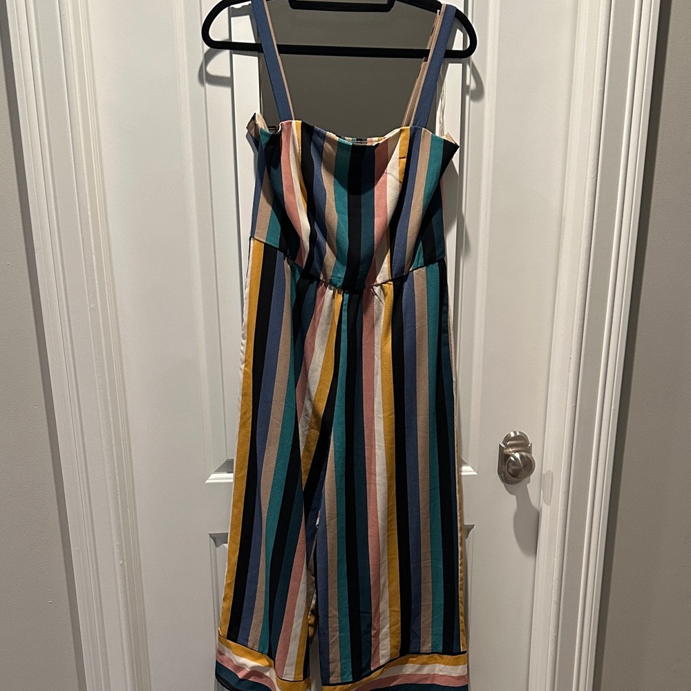 Speechless Multicolor Striped Jumpsuit